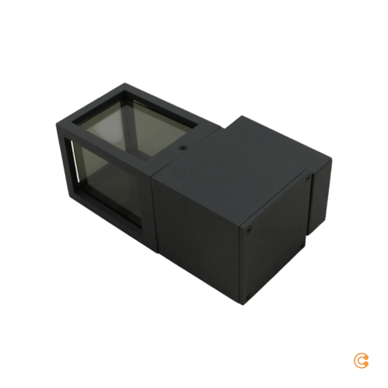 B-Ware Deko Light Außenwandlampe Wandbeleuchtung Facado Ii Grau Rauchgrau Ip65 E27 - 4042943179043