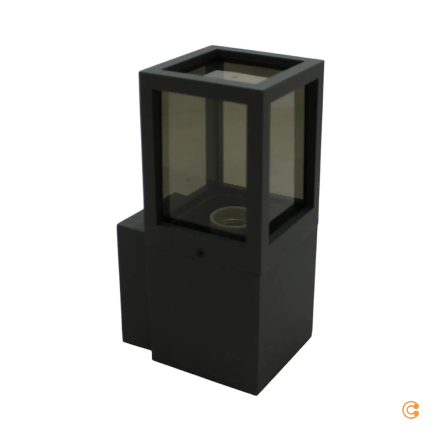 B-Ware Deko Light Außenwandlampe Wandbeleuchtung Facado Ii Grau Rauchgrau Ip65 E27 - 4042943179043