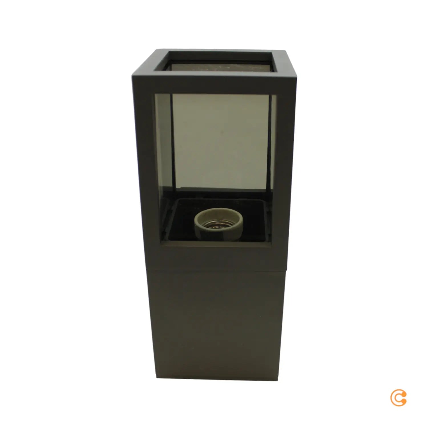 B-Ware Deko Light Außenwandlampe Wandbeleuchtung Facado Ii Grau Rauchgrau Ip65 E27 - 4042943179043