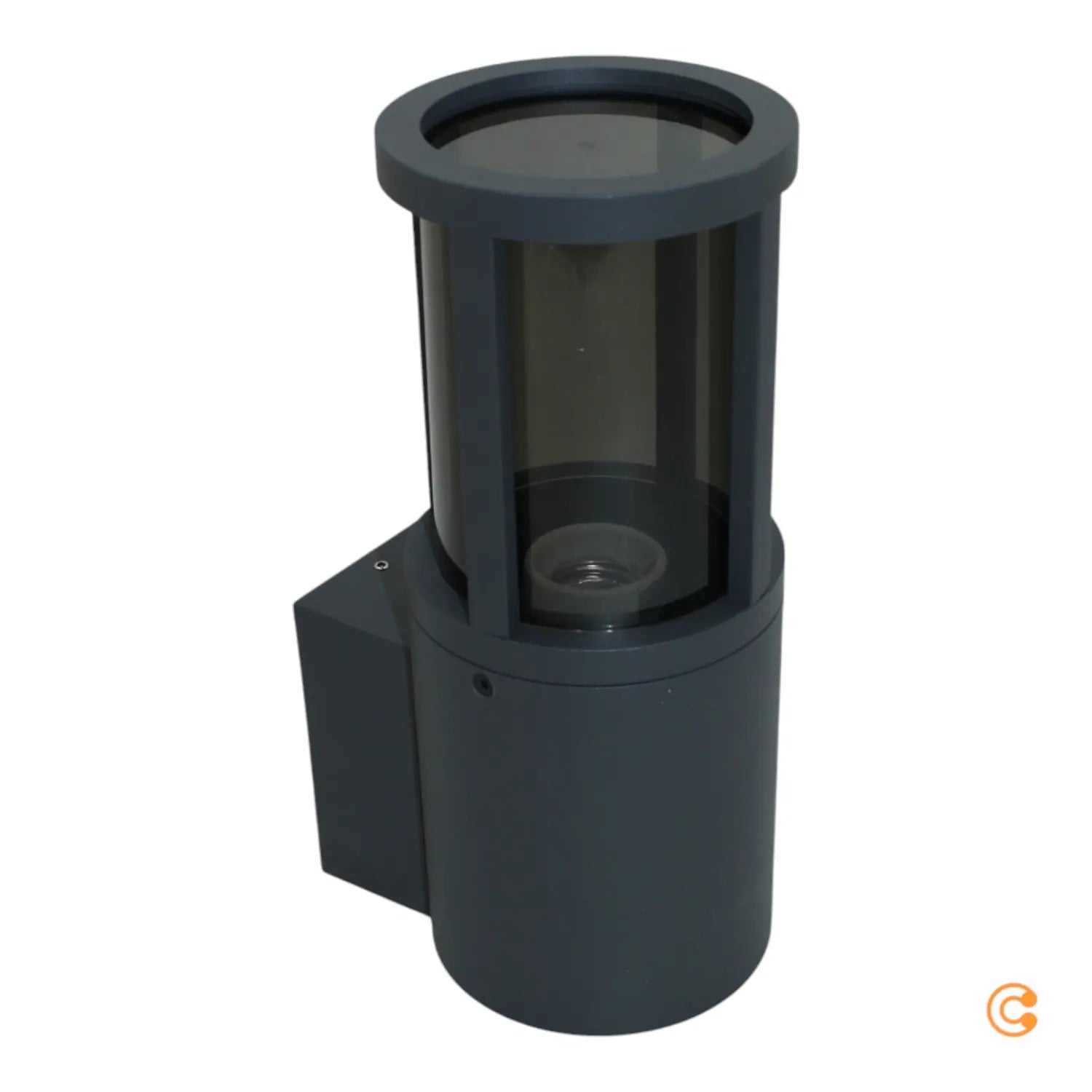 B-Ware Deko Light Außenwandlampe Wandbeleuchtung Facado Ii Dunkelgrau Rauchgrau Ip65 - 4042943179470