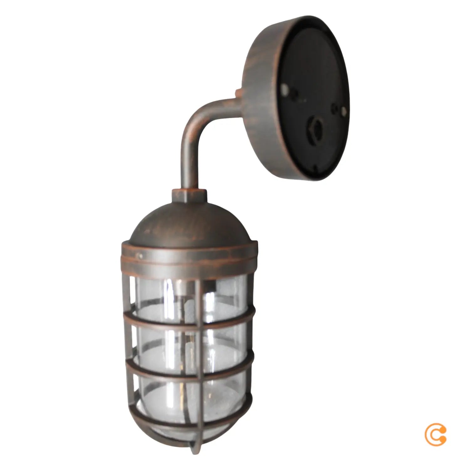 B-Ware Wandleuchte Außenwandlampe Leuchte Gero Metall Glaslampenschirm E27 Led Ip44 - 4251096553208