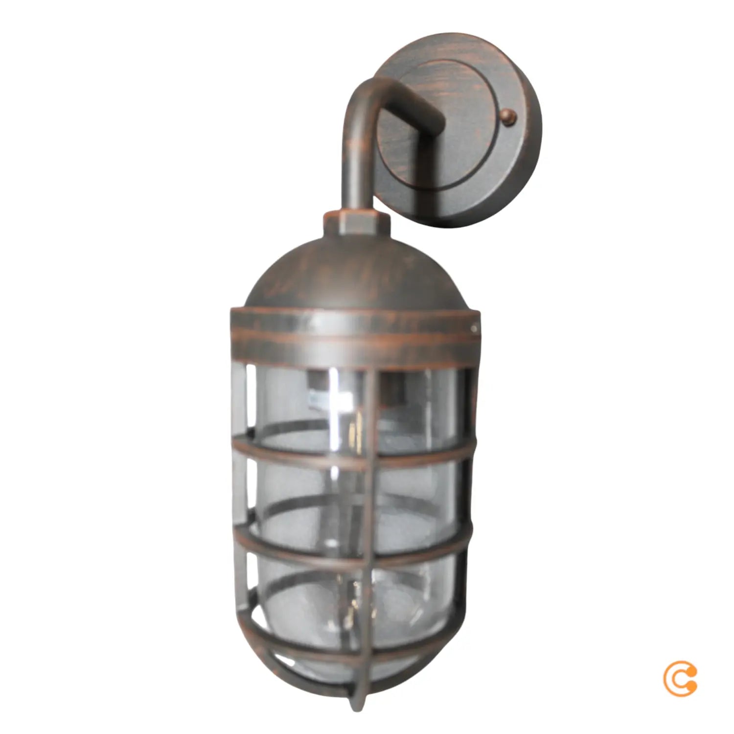 B-Ware Wandleuchte Außenwandlampe Leuchte Gero Metall Glaslampenschirm E27 Led Ip44 - 4251096553208