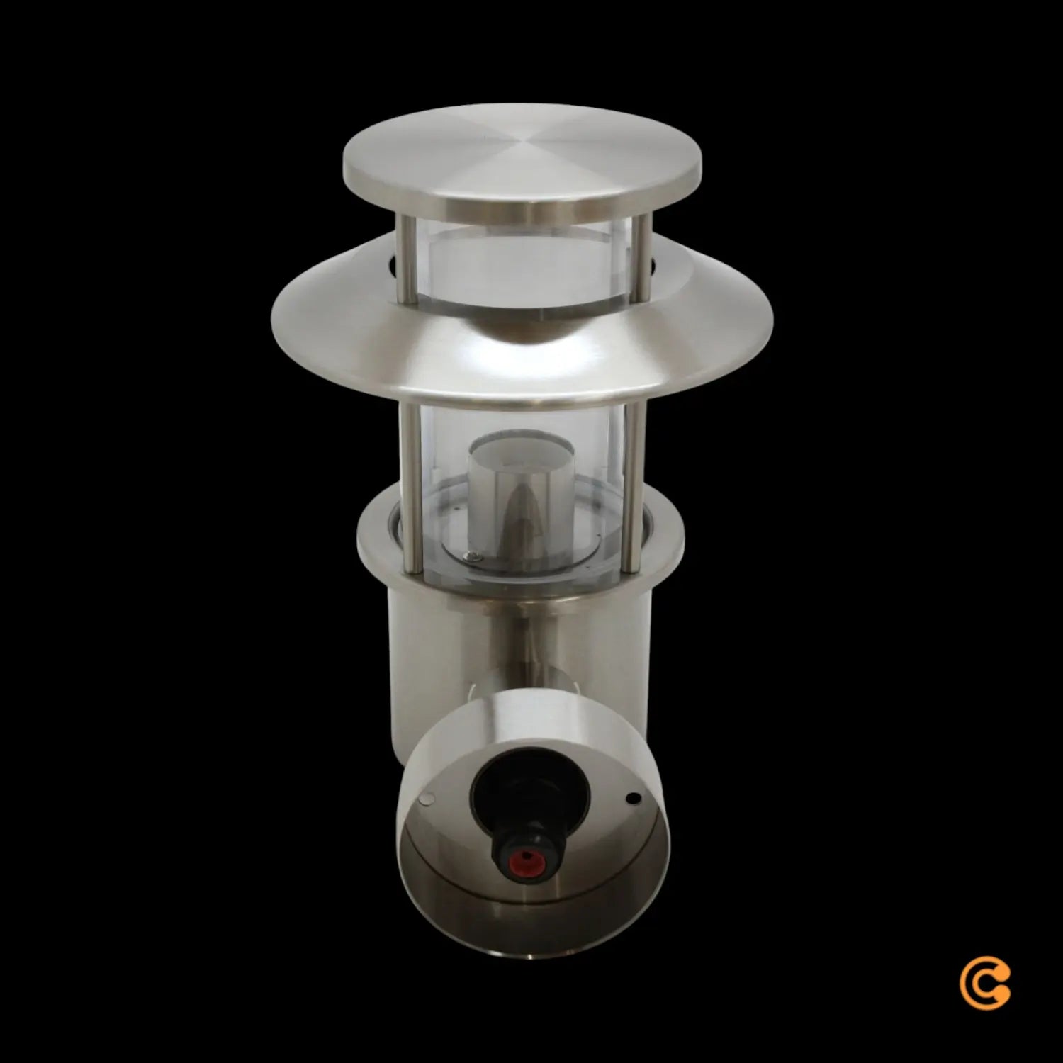B-Ware Außenwandleuchte Wandlampe Leuchte Ludovica Edelstahl Glas Silber E27 Led I71 - 4251096549522