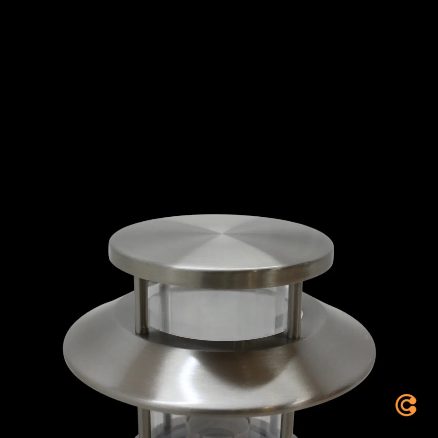 B-Ware Außenwandleuchte Wandlampe Leuchte Ludovica Edelstahl Glas Silber E27 Led I71 - 4251096549522