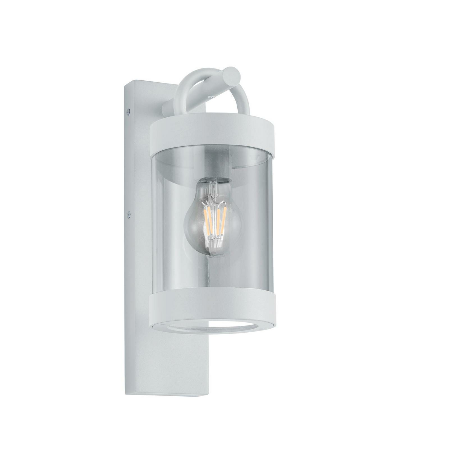 Trio Lighting Außenwandleuchte Sambesi Wandlampe Dämmerungssensor E27 Lampe Weiß