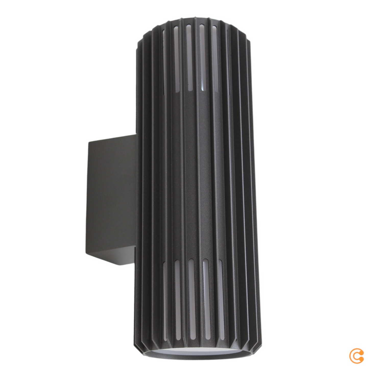 B-Ware Nordlux Außenwandleuchte Wandlampe Aludra Double Seaside Anthrazit Aluminium