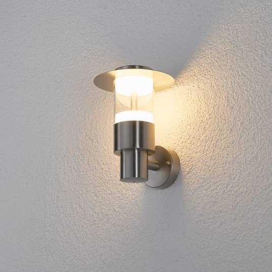 B-Ware Lindby Außenwandleuchte Anouk Wandleuchte Wandlampe Außenleuchte Edelstahl Led - 6291106551280