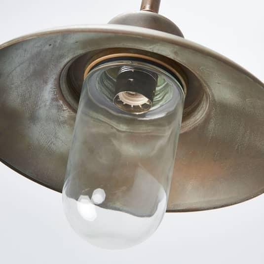 Moretti Luce Außenwandleuchte Casale Wandleuchte Wandlampe H 60cm Messing Antik  B-Ware - 8021035013966