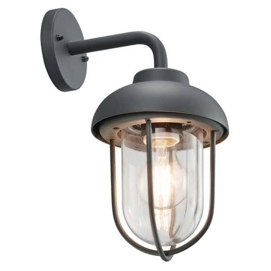 Trio Lighting Außenwandleuchte Duero Balkonleuchte E27 Im Vintagestil Anthrazit B-Ware - 4017807449884