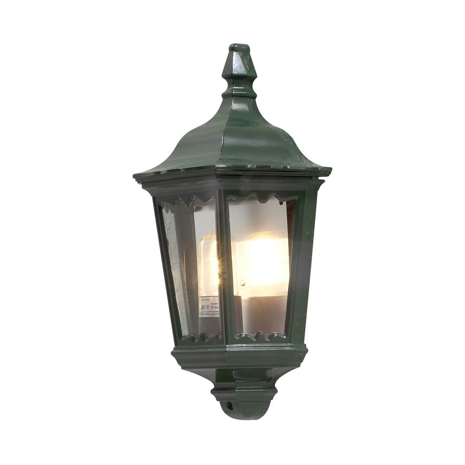 B-Ware Konstsmide Außenwandleuchte Firenze Halbschale Grün Wandlampe Wandleuchte Lampe - 7318307229608