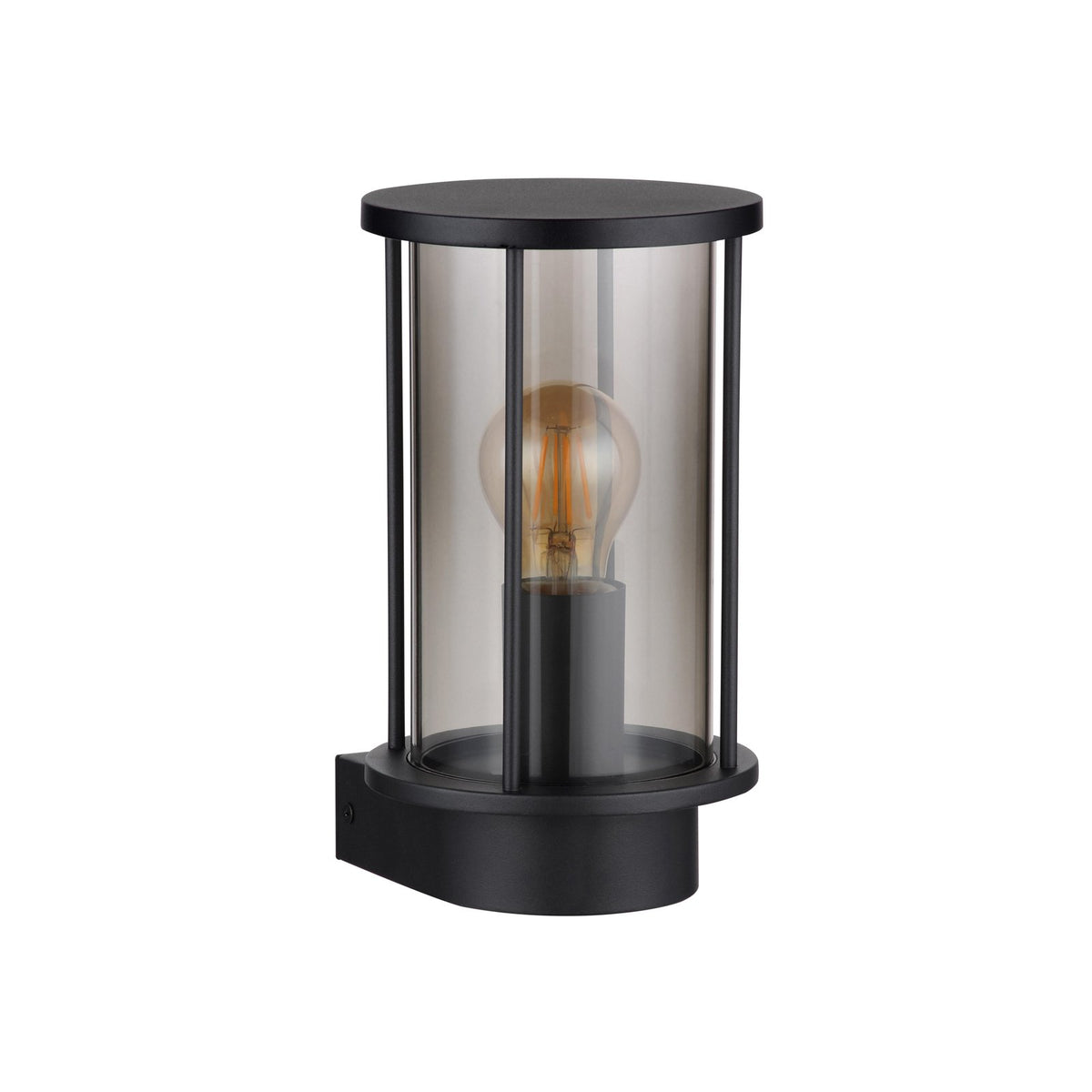 Globo Außenwandleuchte Wandlampe Gracey schwarz Edelstahl Höhe 25 2 cm - 9007371432837