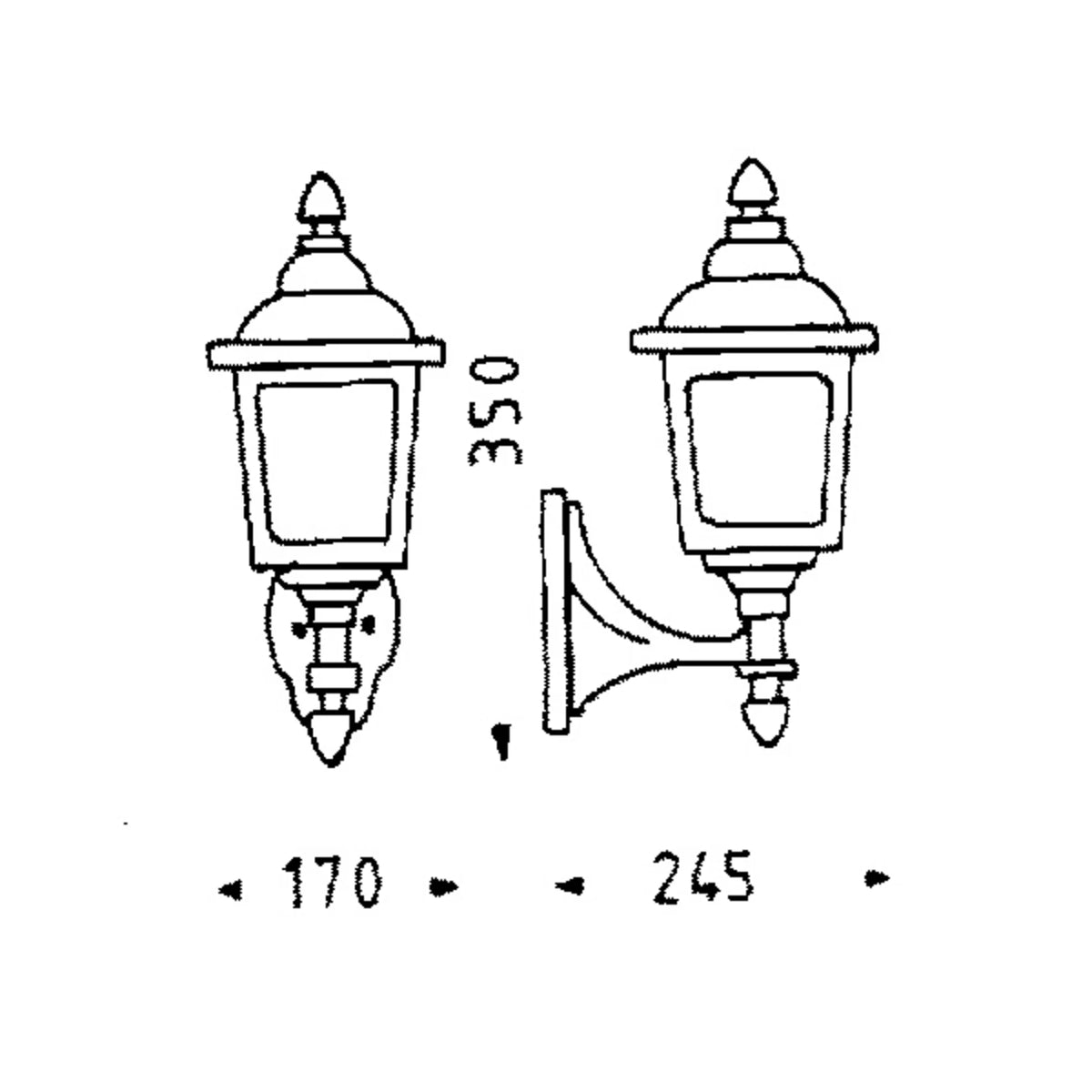 Albert Leuchten Landhaus 716 Außenwandleuchte Außenwandlampe Außenlicht - 4007235618136