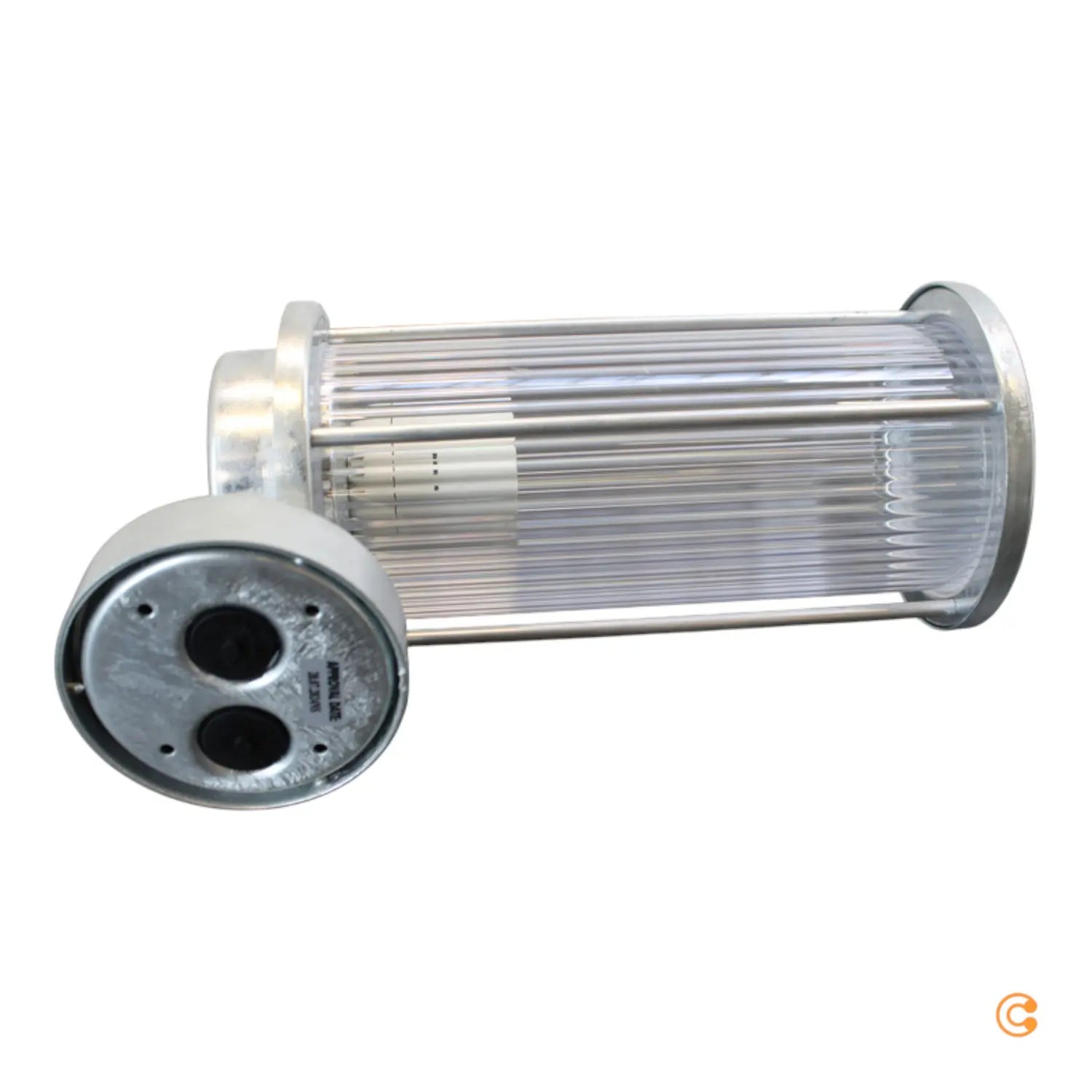 B-Ware Nordlux Außenwandleuchte Wandlampe Linton Verzinkt Stahl E27 Fassung Zink 29cm