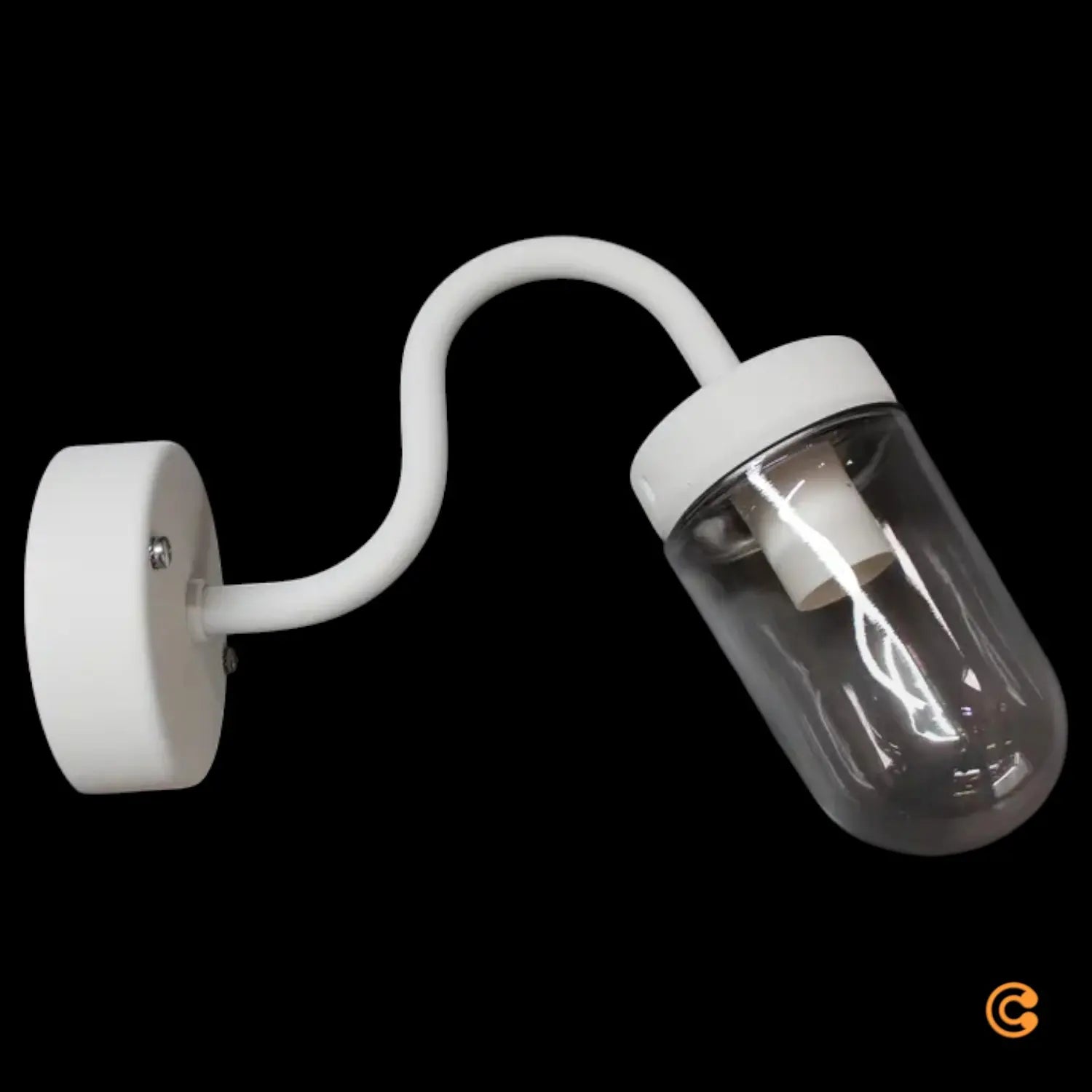 B-Ware Konstsmide Außenwandleuchte Lampe Vega Mini Außenleuchte Weiß Siehe Text/Foto - 7318304172501