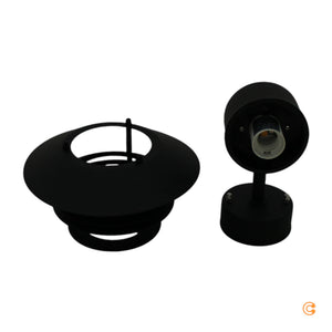 B-Ware Nordlux Außenwandleuchte Vejers LED Gartenlampe Wandleuchte dimmbar schwarz IP54
