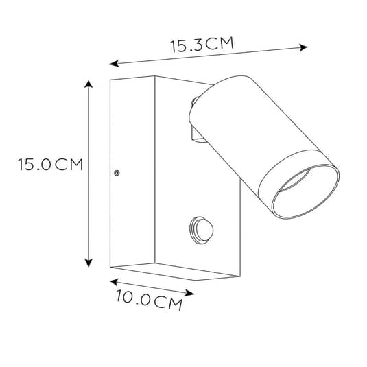 B-Ware Lucide Außenwandstrahler Taylor Sensor Wandleuchte Außenleuchte Lampe Leuchte - 5411212092700