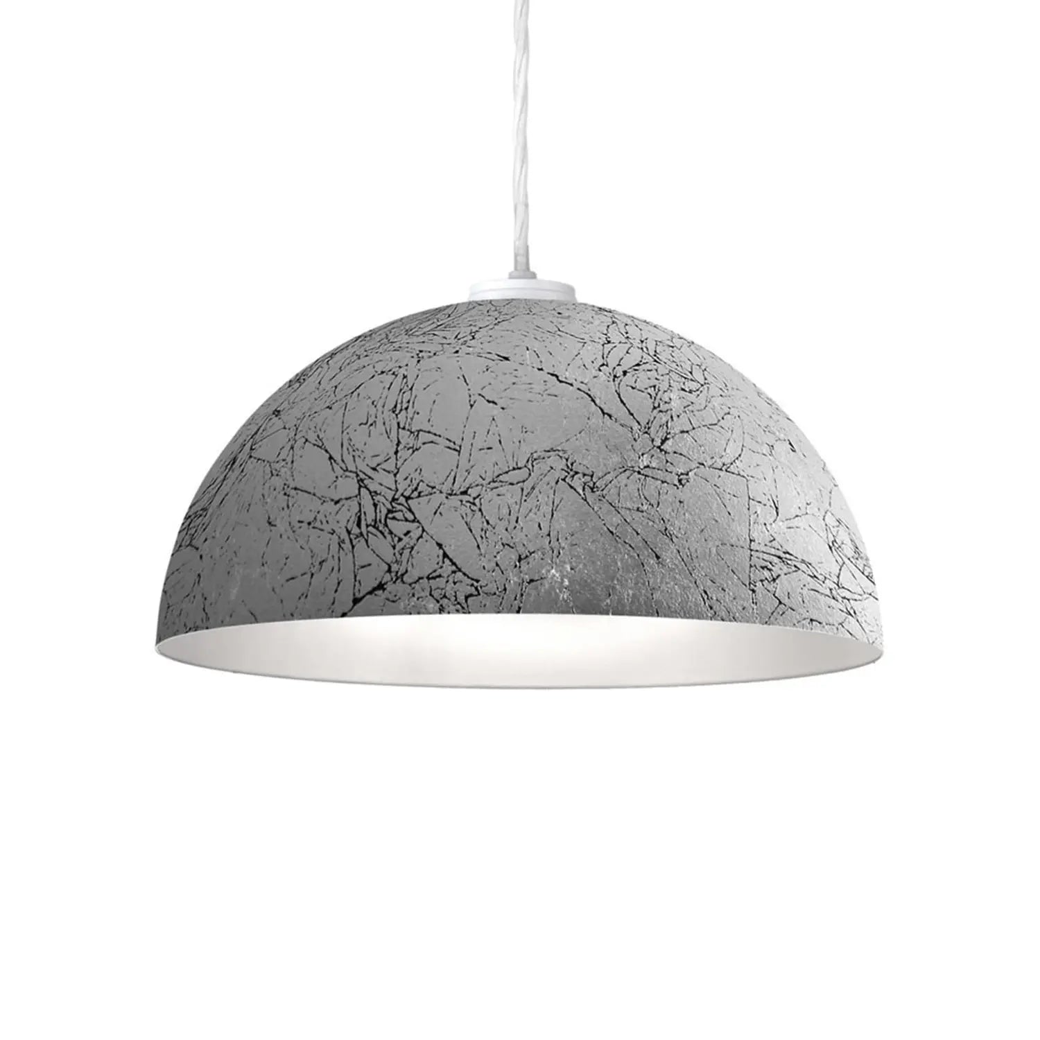 B-Ware Austrolux Pendelleuchte Hängeleuchte Cult Vintage Silber Metall Siehe Text - 9008447355692