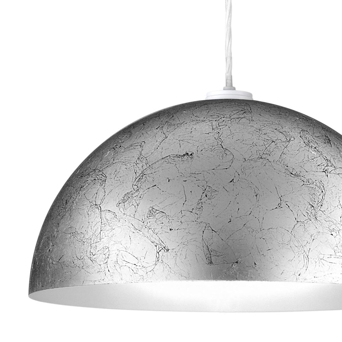 Austrolux Pendelleuchte Hängeleuchte cult Vintage silber Metall SIEHE TEXT - 9008447355692