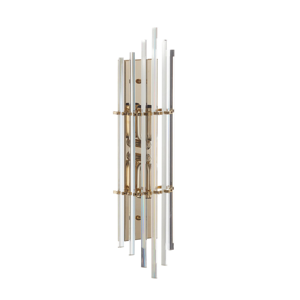 Austrolux Wandleuchte Lampe Ontario gold transparent Glas 41 cm 24K vergoldet - 9008447234928