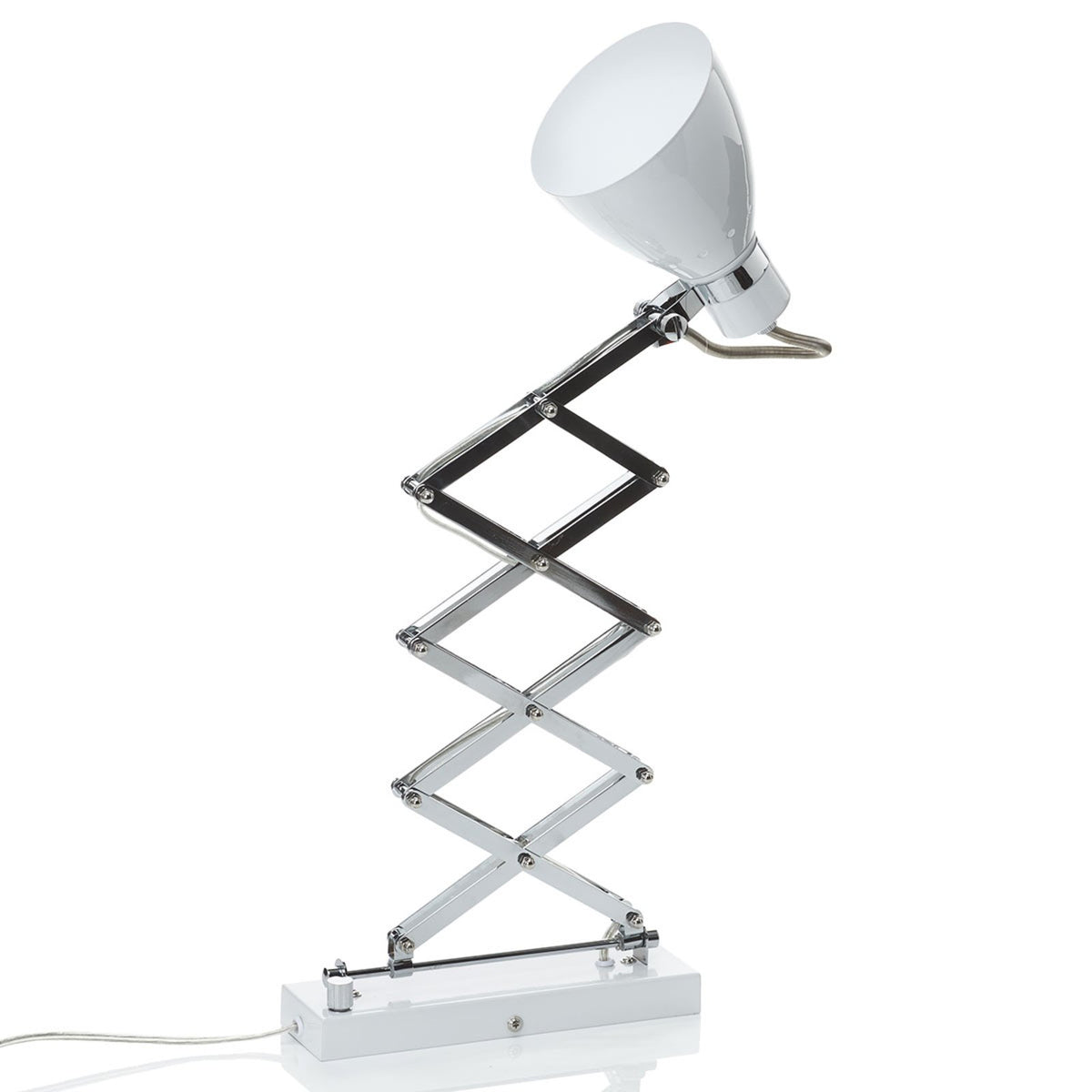 Steinhauer Ausziehbare Metall-Wandleuchte Wandleuchte Lampe Leuchte Kordian weiß - 8712746068696