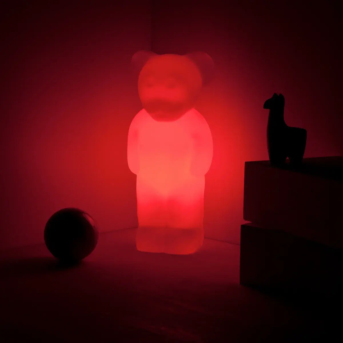 B-Ware Authentics Leuchte Lampe Lumibär Led Lichtobjekt Transluzent Weiß Fernbedienung - 4042873232191