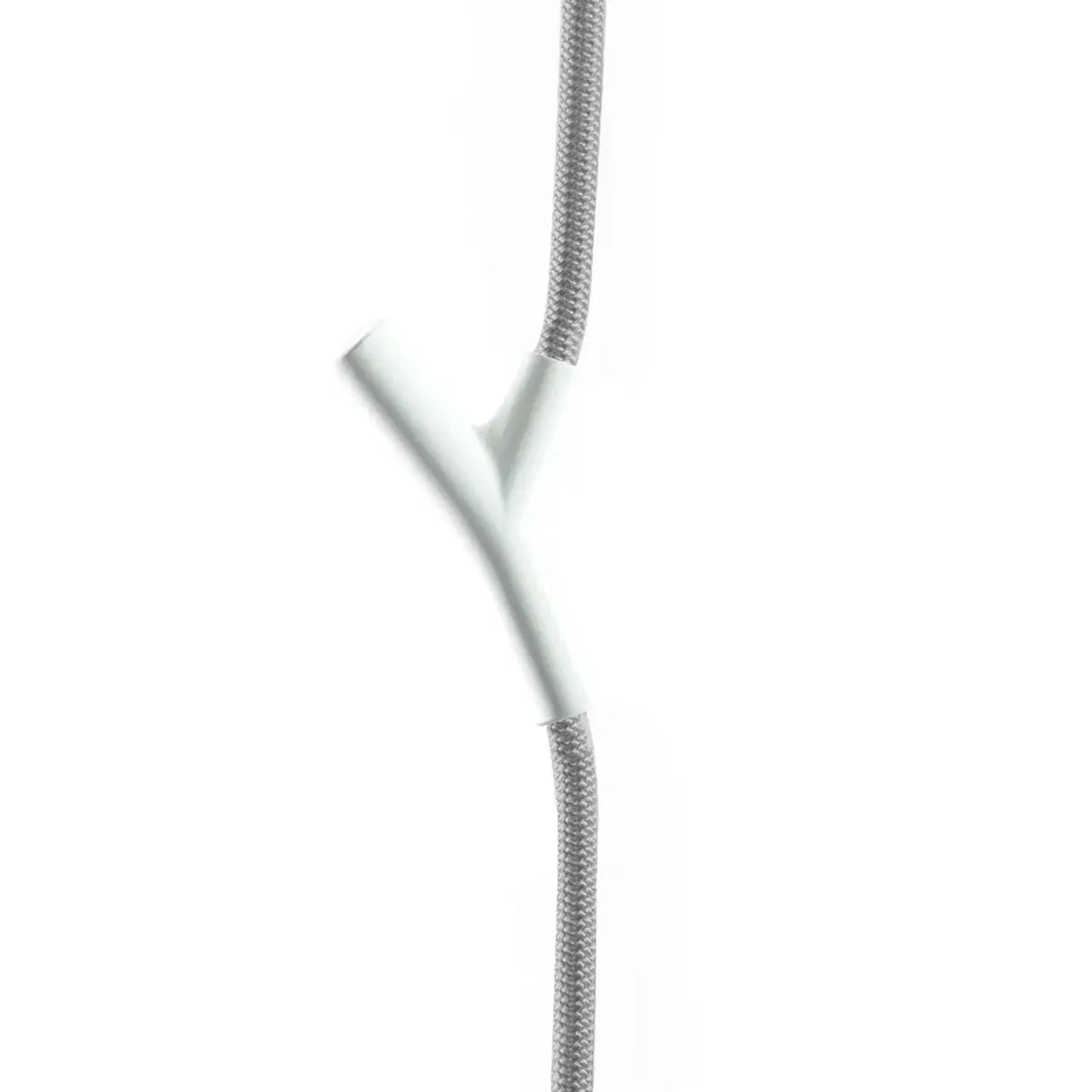 B-Ware Authentics Garderobe Wandgarderobe Flurgarderobe Grau Seil Haken Polyamid
