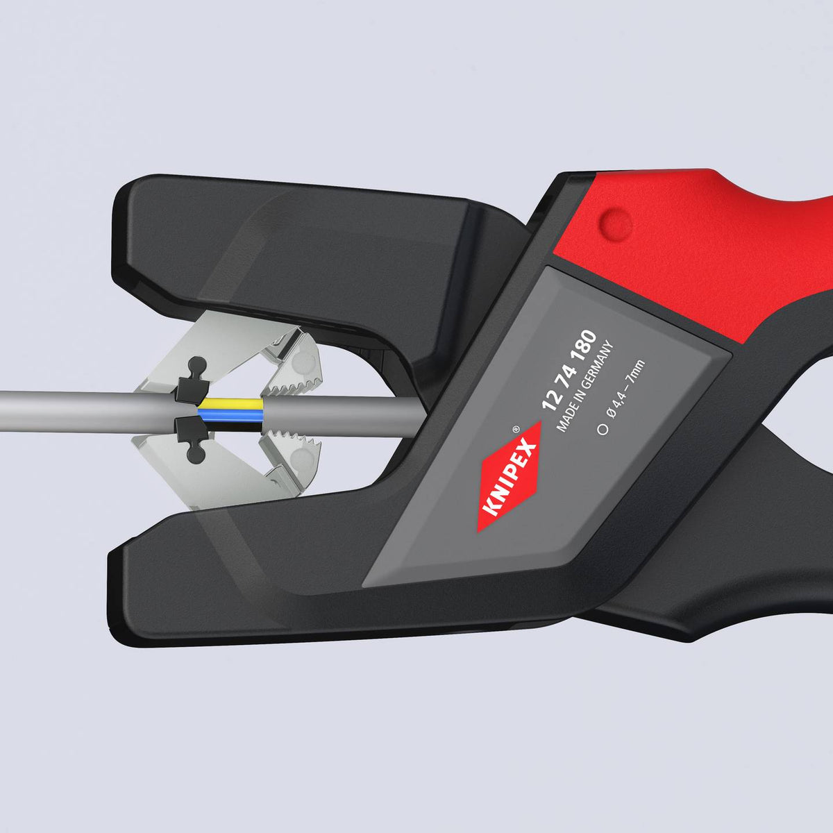 Knipex Automatische Abmantelungszange Kabelwerkzeug Abisolierzange 4 4 bis 7 5mm - 4003773092667