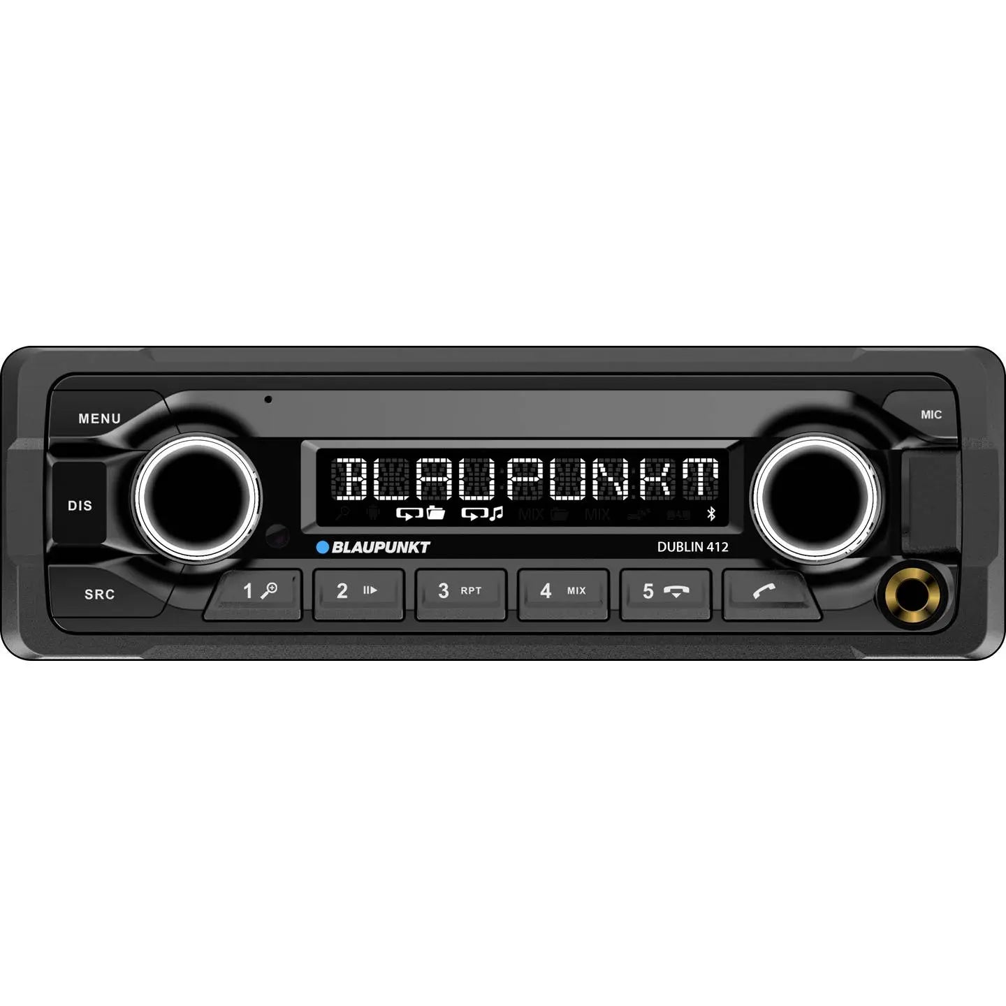 B-Ware Blaupunkt Dublin 412 Autoradio Radio Bluetooth Usb Freisprechfunktion Schwarz - 4260499854058