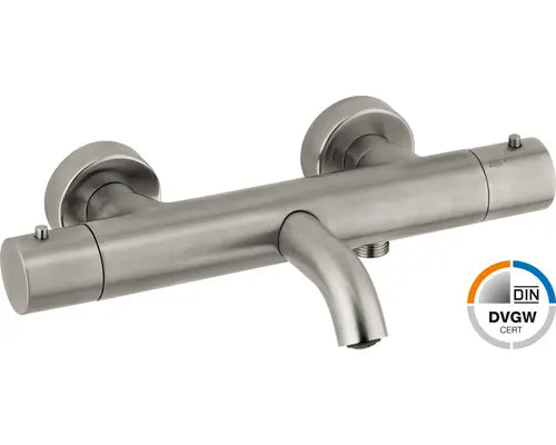 B-Ware Avital Badewannenarmatur Mit Thermostat Padola Dvgw Geprüft Nickel Gebürstet - 4306517432010