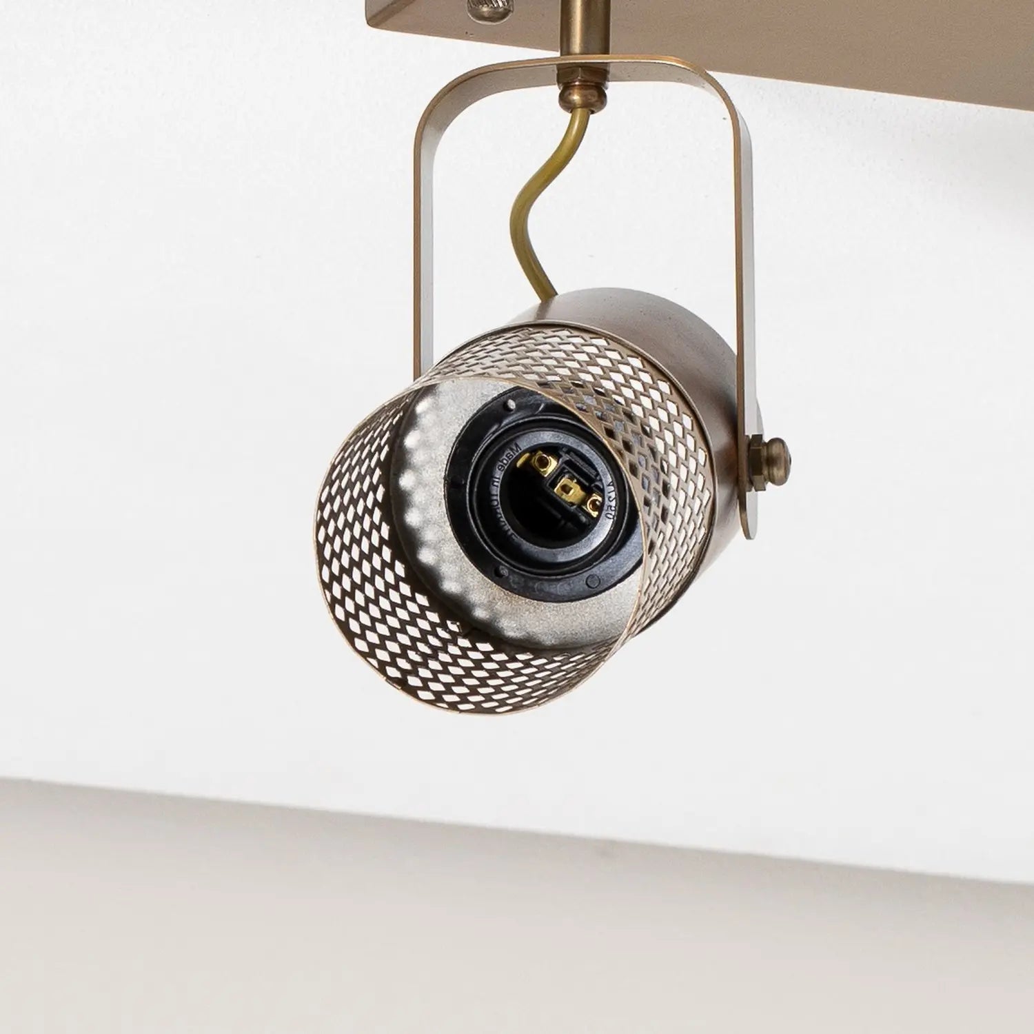 B-Ware Avonni Deckenlampe Albrecht Lampe Antikgold Länge 32 Cm Metall Holz 2flg - 8698957169066