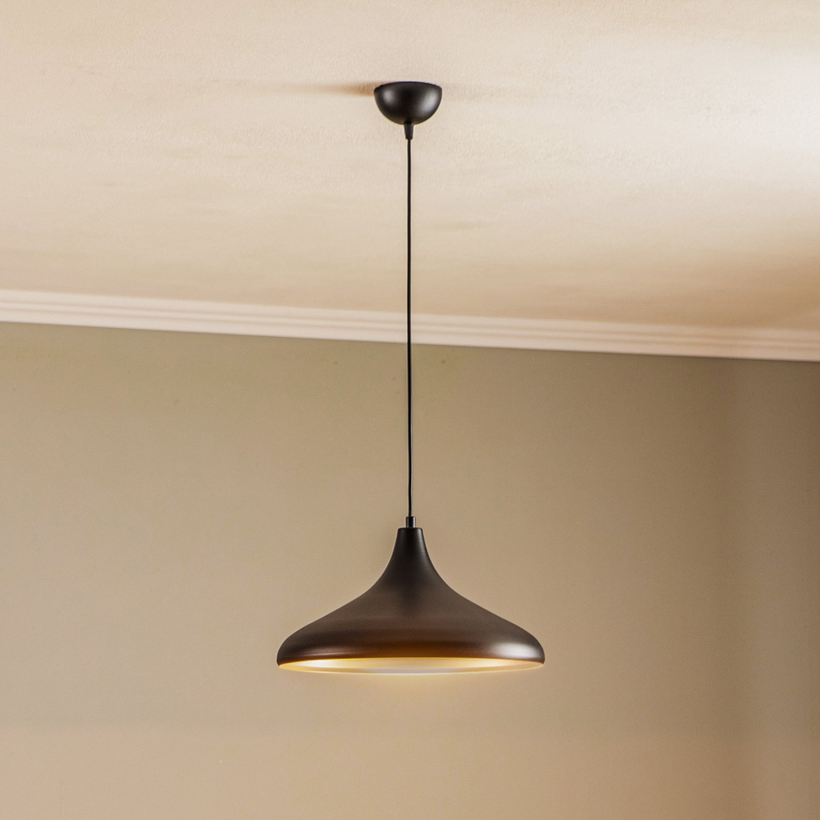 Avonni Hängelampe Pendelleuchte Av 4106 M8 Bsy 36 Schwarz Gold 36cm E27 Lampe B-Ware - 8698957115339