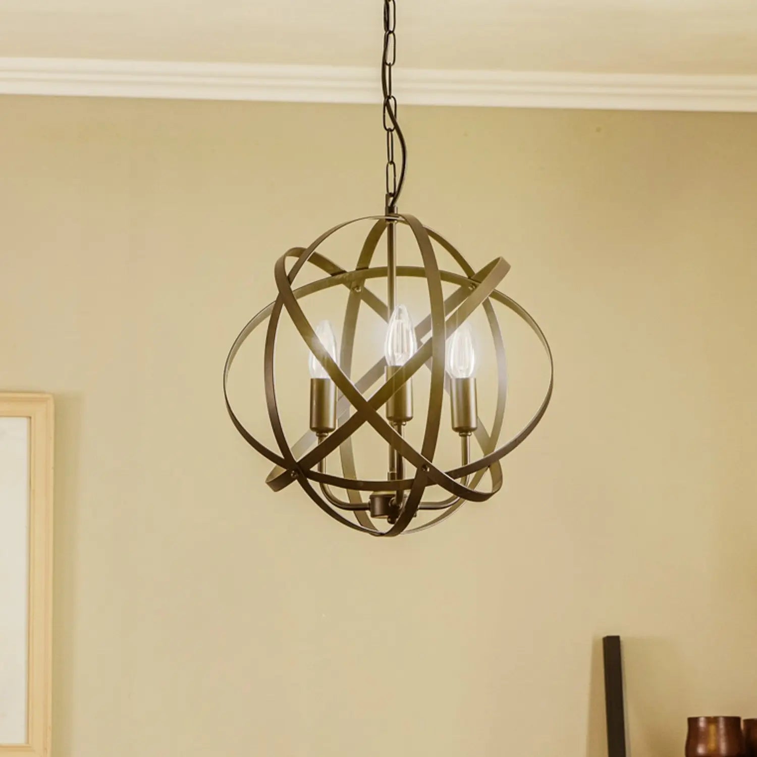 B-Ware Hängeleuchte Av 4183 3 Bsy Lampe Pendelleuchte Schwarz Dreiflammig Esszimmer - 8698957126120