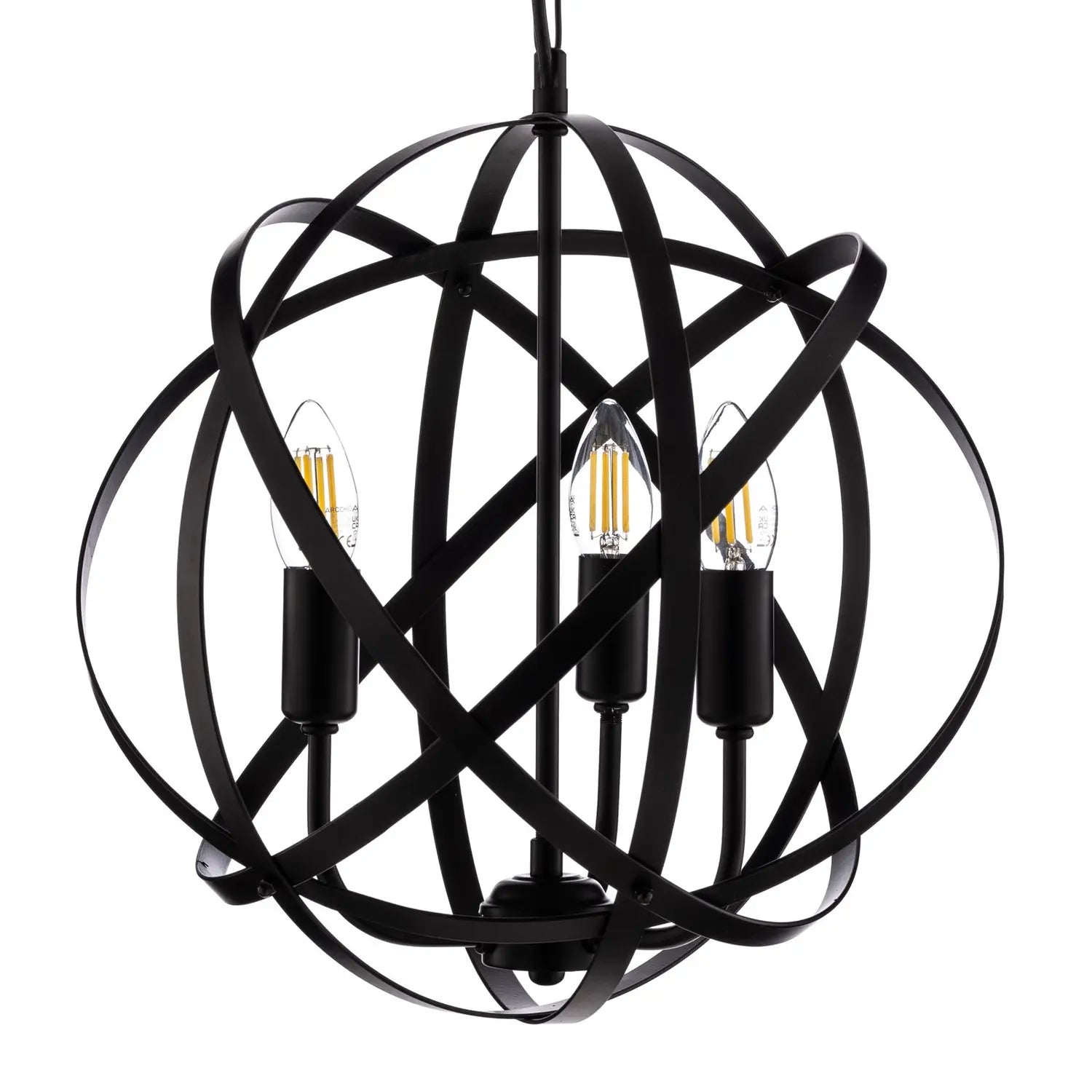 B-Ware Hängeleuchte Av 4183 3 Bsy Lampe Pendelleuchte Schwarz Dreiflammig Esszimmer - 8698957126120