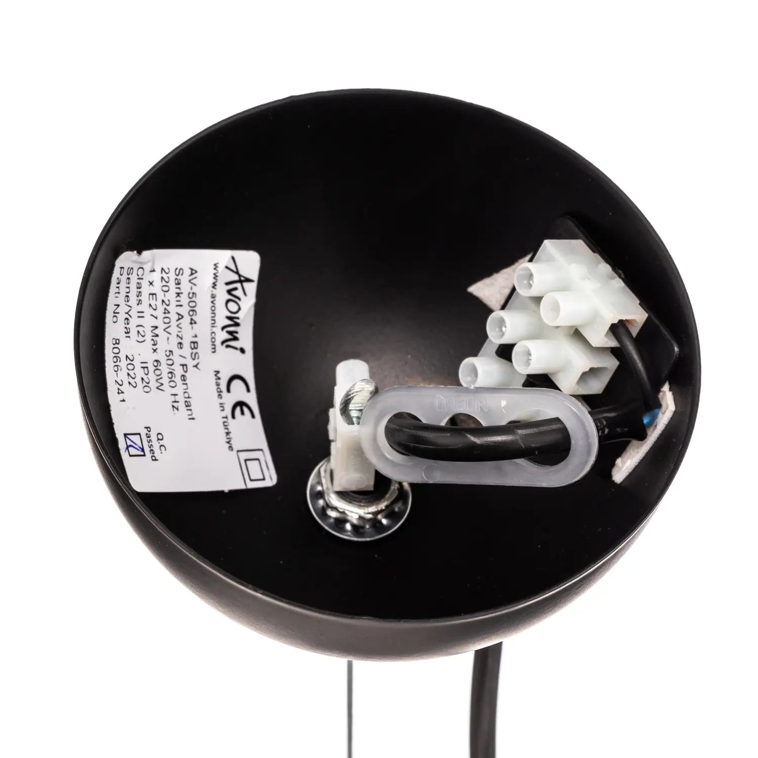 B-Ware Avonni Pendelleuchte Hängeleuchte Av50641 Bsy Lampe Metall Glas Leuchte Licht - 8698957180665