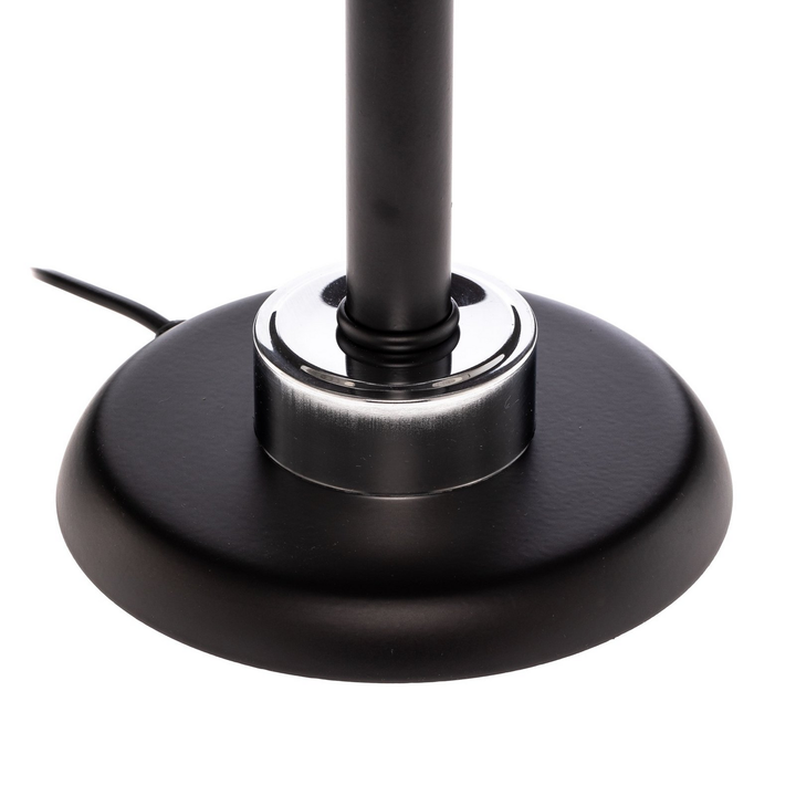 Avonni Tischleuchte Lampe Ml 4288 1 Bsy Schwarz Rauchgrau E27 Metall Glas Leuchte B-Ware - 8698957164023