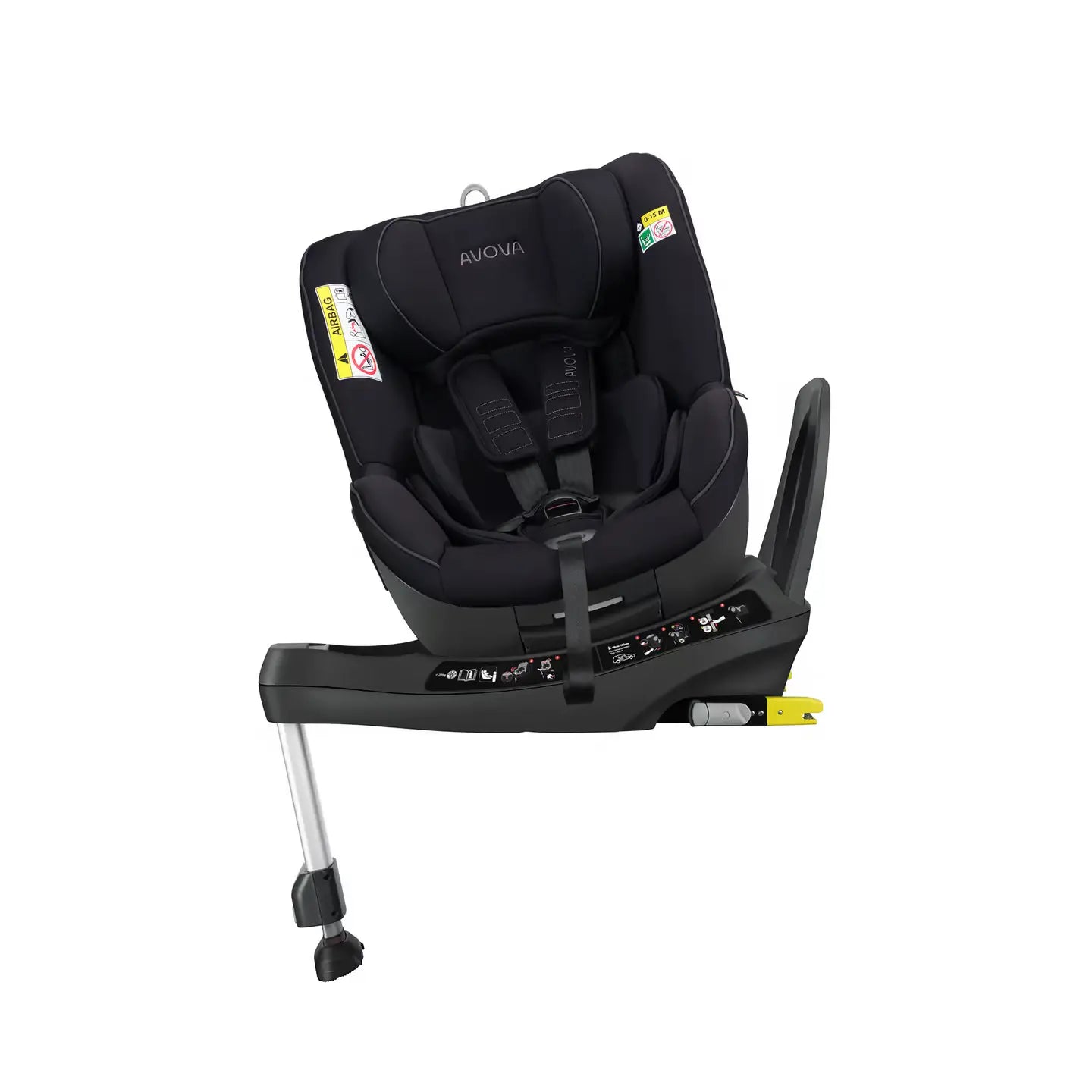 B-Ware Avova Autositz Kindersitz I Size Pearl Black Drehbar Isofix 360 Grad Schwarz - 4260621465015