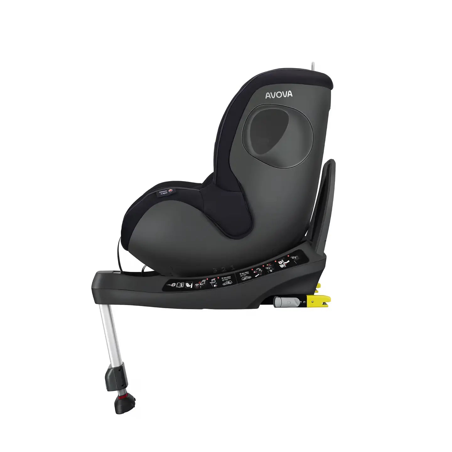 B-Ware Avova Autositz Kindersitz I Size Pearl Black Drehbar Isofix 360 Grad Schwarz - 4260621465015