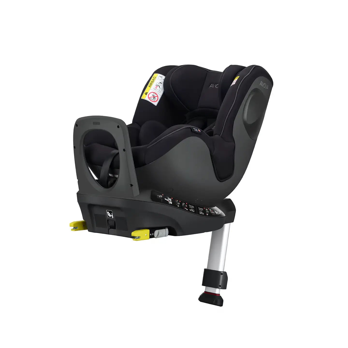 B-Ware Avova Autositz Kindersitz I Size Pearl Black Drehbar Isofix 360 Grad Schwarz - 4260621465015
