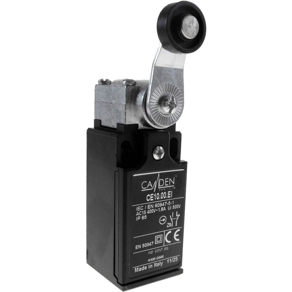 Axxatronic CE10.00.EI-CON Endschalter 500V Rollenhebel tastend IP65 Breite 30 mm - 4016139153445