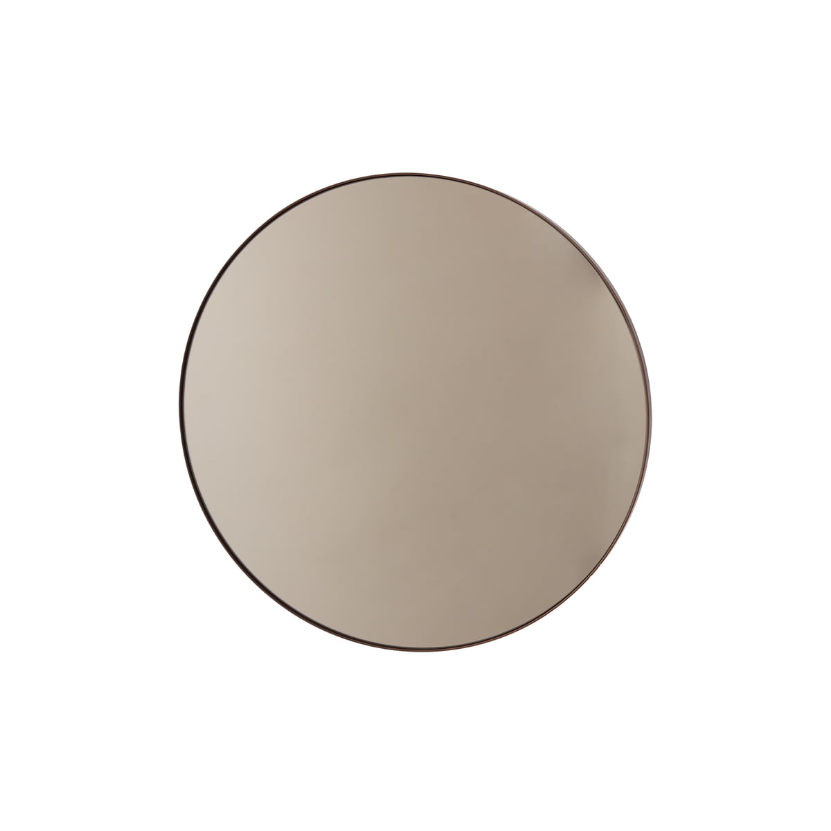AYTM Circum Wandspiegel Spiegel Dekospiegel extra small Ø 50 cm braun - 5704444084347