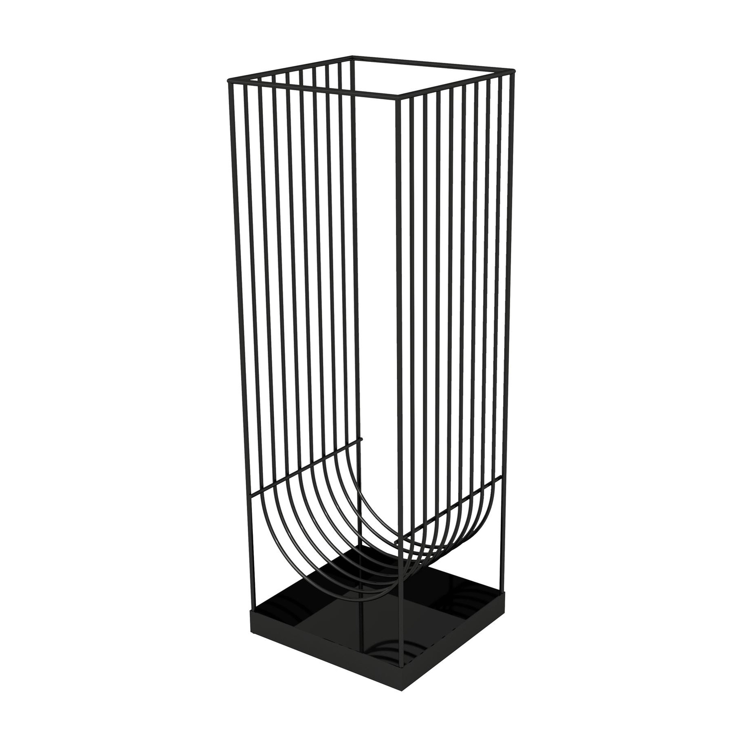 Aytm Curva Regenschirmständer Schirmständer Ständer Designer Schwarz H56 B-Ware - 5704444076359
