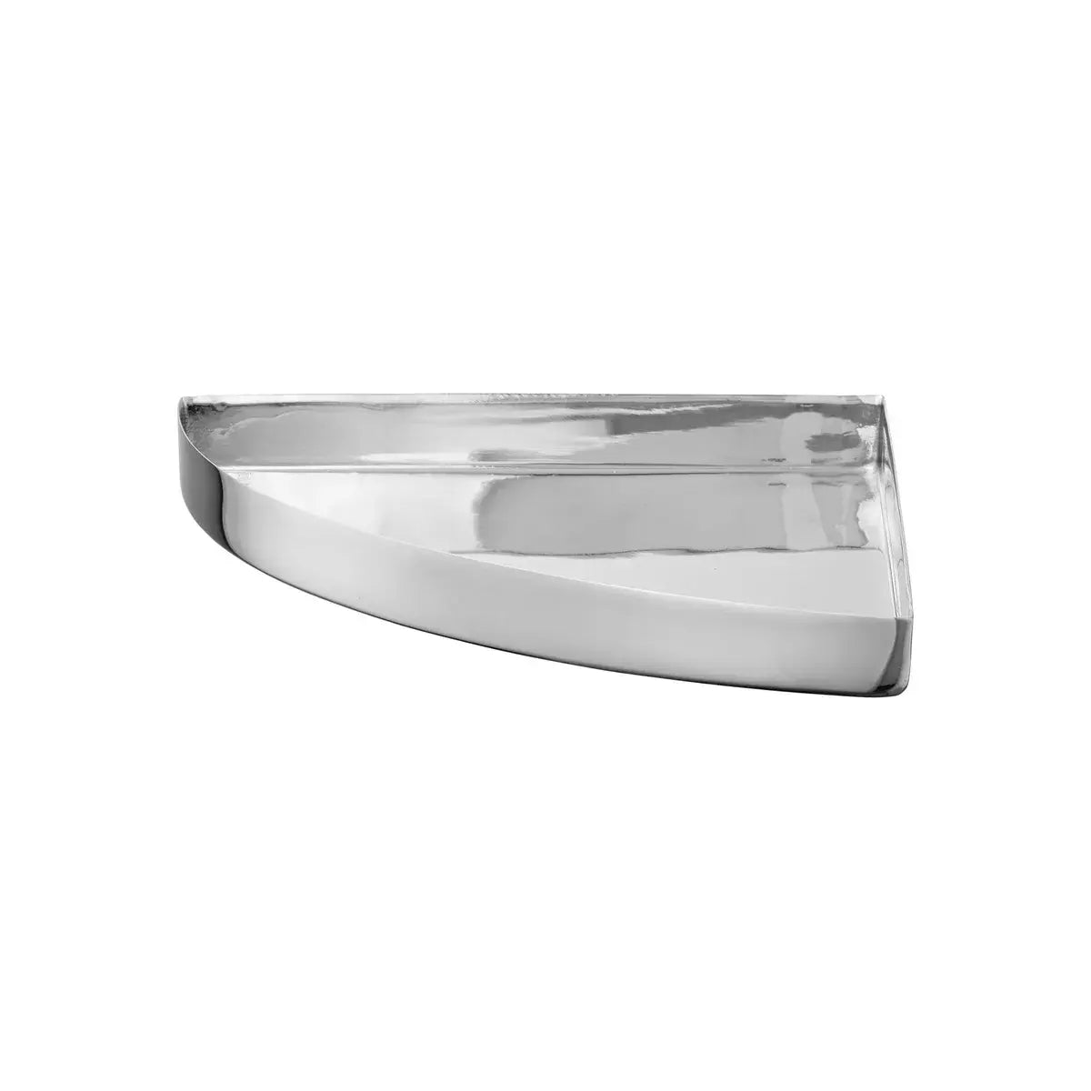 B-Ware Aytm Unity Tablett Serviertablett Viertelkreis Large Silber 16,6 Cm Aufbewahrung - 5704444070081