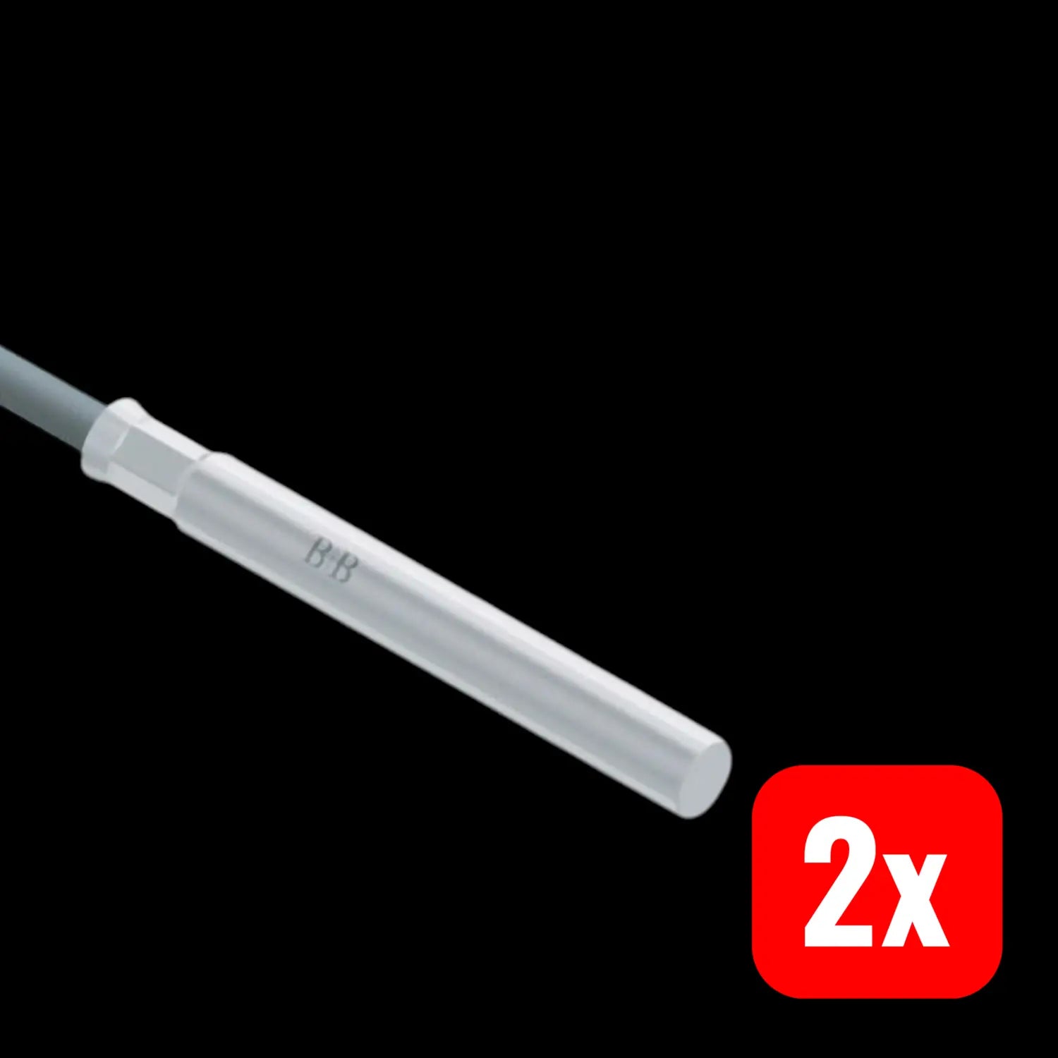 B-Ware B + B Thermo Technik Tauchfühler  10 Bis +105 °C Temperaturfühler Fühler 2 Stück - 4016138604023