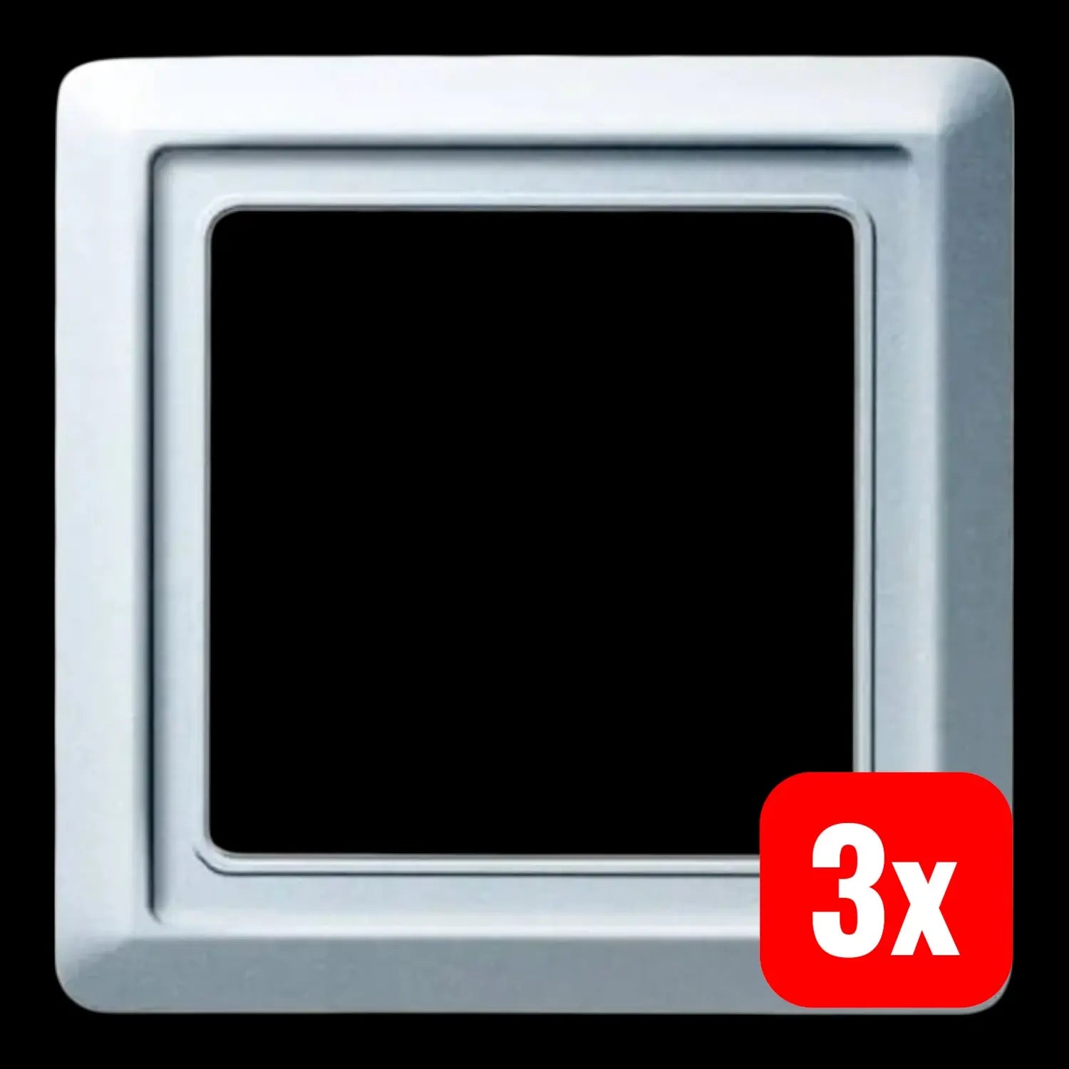 B-Ware Busch Jaeger Rahmen Abdeckung Allwetter Ip44 1fach Weißaluminium Ral 9006 3 Stk - 4011395103739