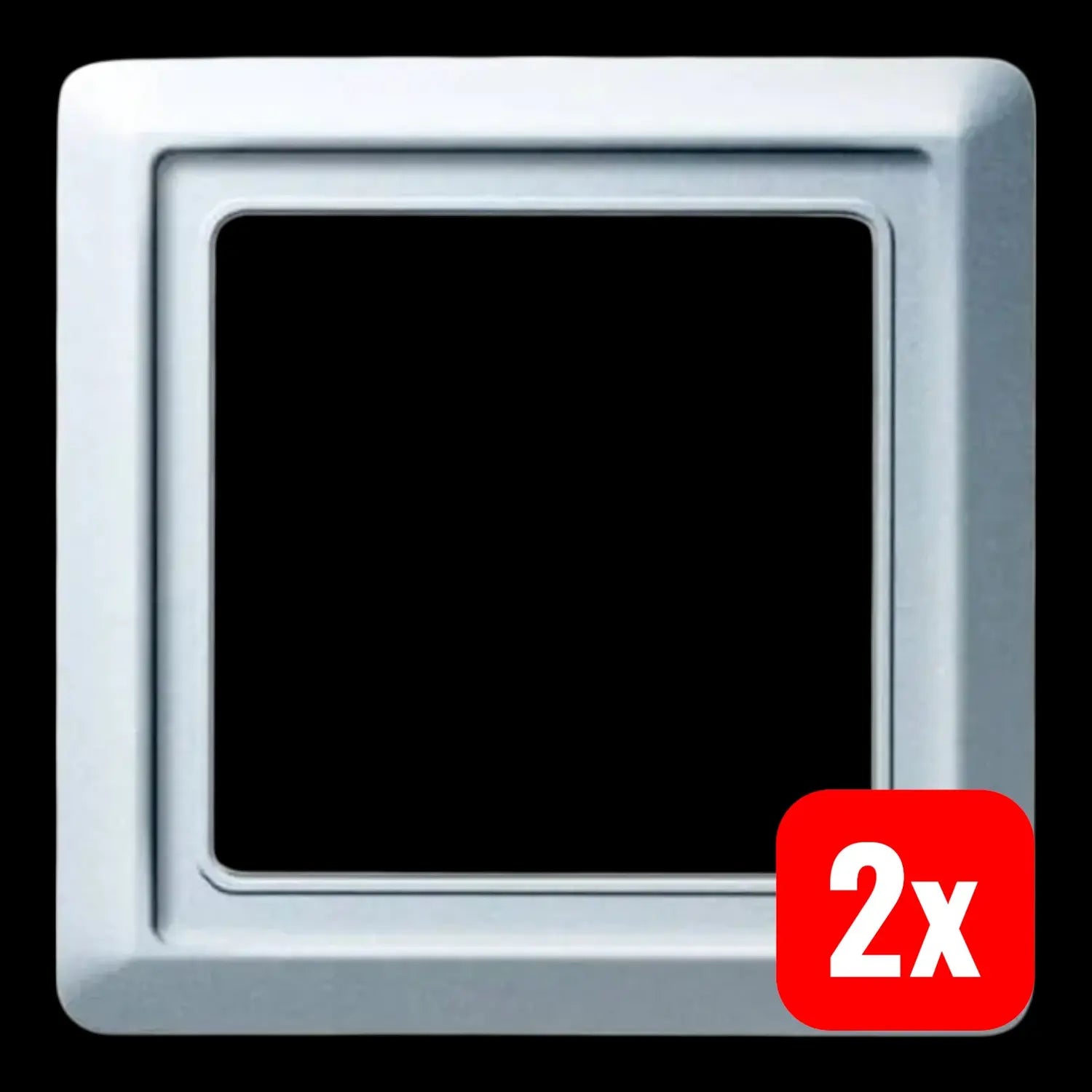 B-Ware Busch Jaeger Rahmen Abdeckung Allwetter Ip44 1fach Weißaluminium Ral 9006 2 Stk - 4011395103739