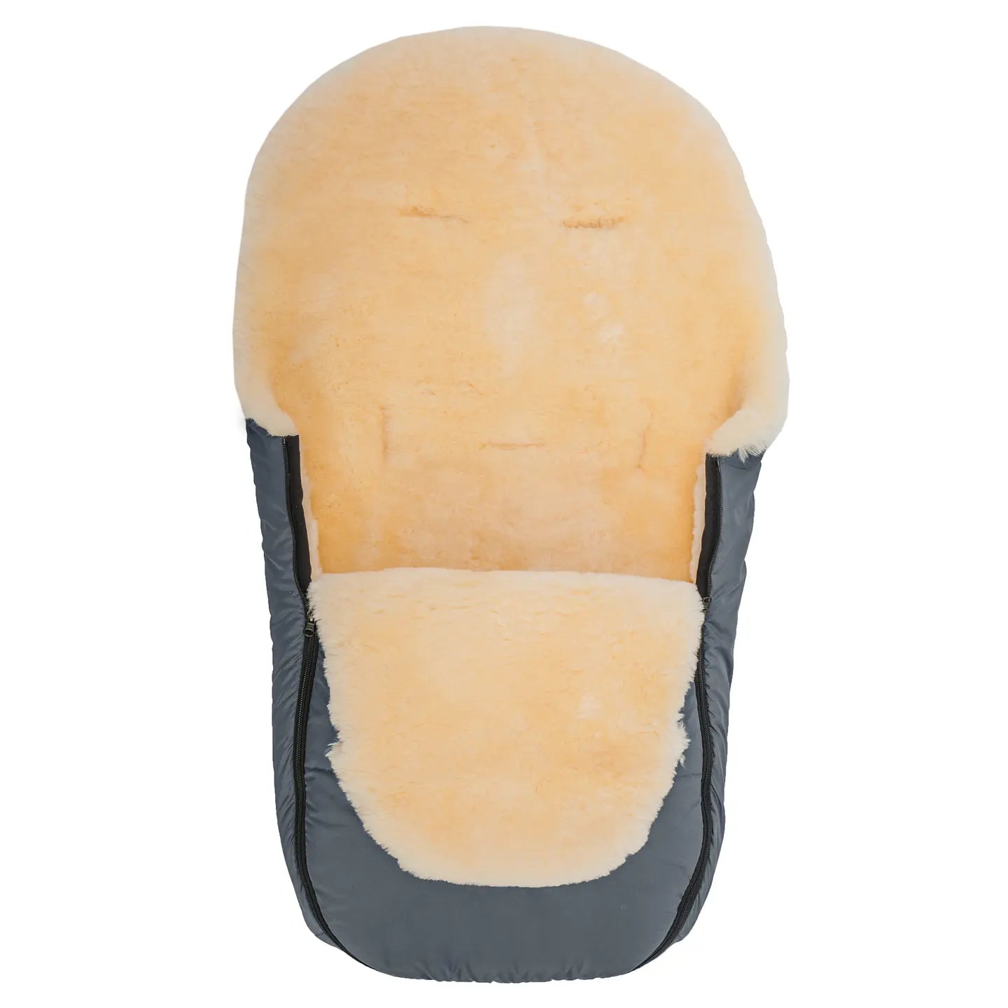 B-Ware B.O. Start Klar Lammfellfußsack Fußsack Kinderwagen Mika Naturfell Gurtschlitze - 4260315695001