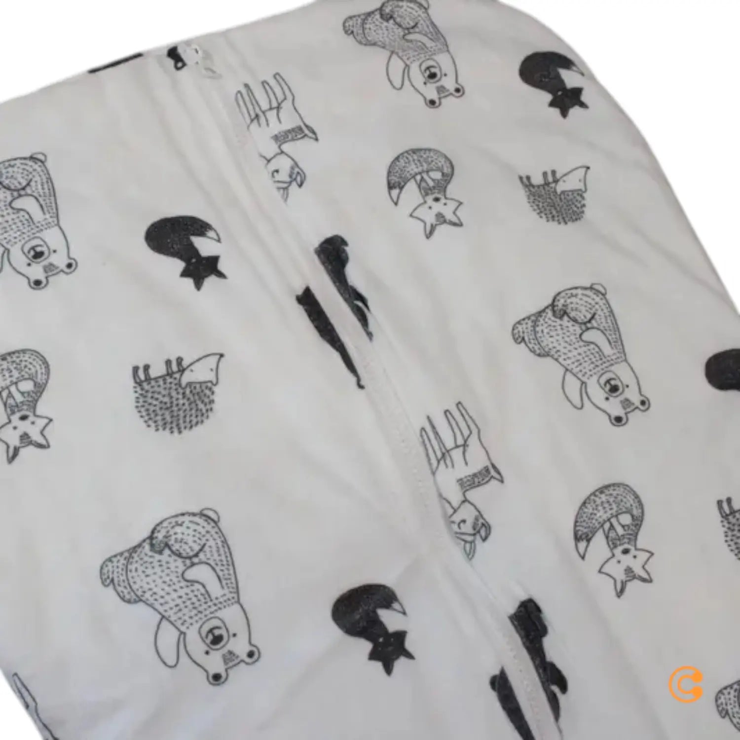 B-Ware B.O. Traum Zeit Baby Schlafsack Babyschlafsack Decke Waldtiere Offwhite 90 Cm - 4251083183548