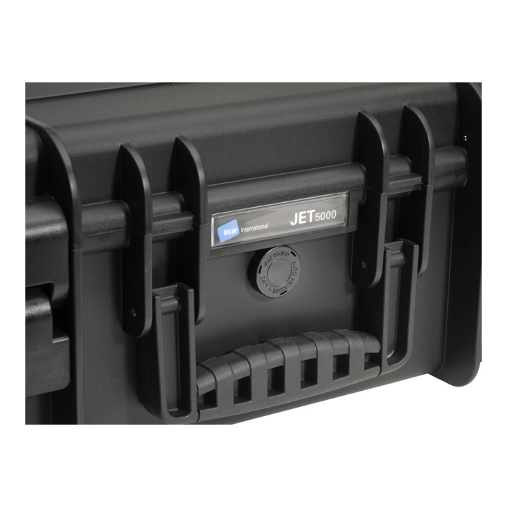 B & W International Werkzeugkoffer Jet 5000 Werkzeugbox Polypropylen Schwarz B-Ware - 4031541703934