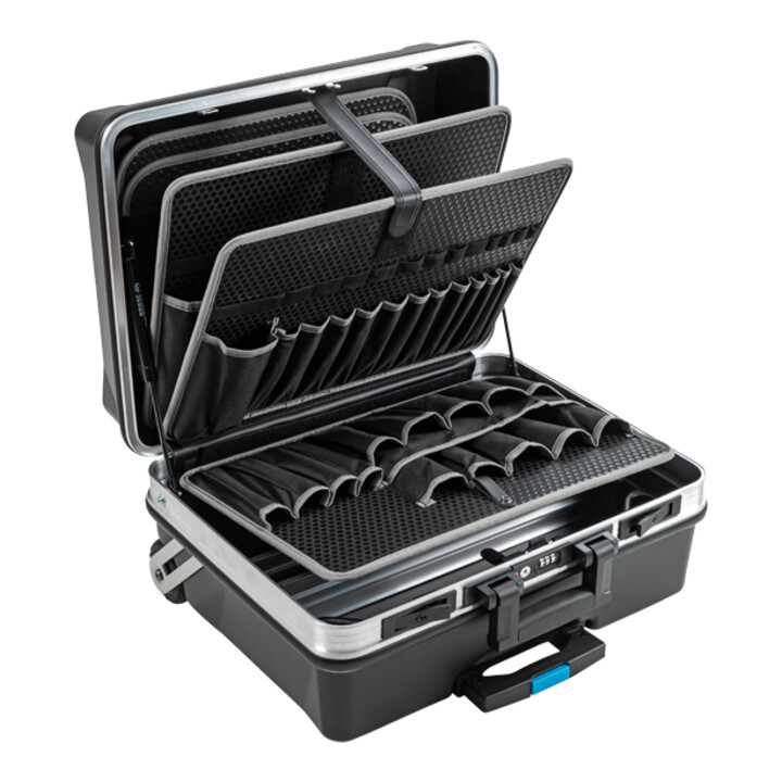 B&W Werkzeugkoffer Orca Koffer Trolley Hdpe Rollen Tsa Schloss Dokumentenfach B-Ware - 4031541747853