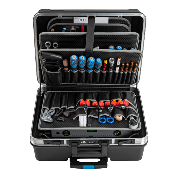 B-Ware B&W Werkzeugkoffer Orca Koffer Trolley Hdpe Rollen Tsa Schloss Dokumentenfach